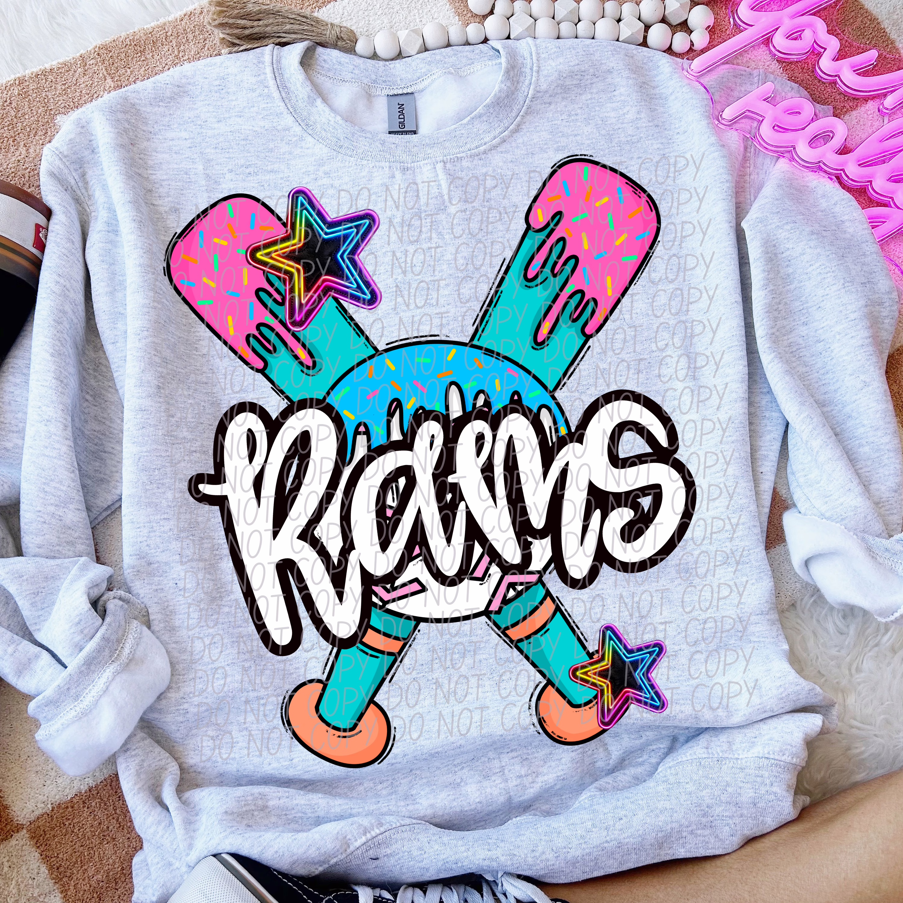 Rams Baseball Drip Rams Baseball Drip