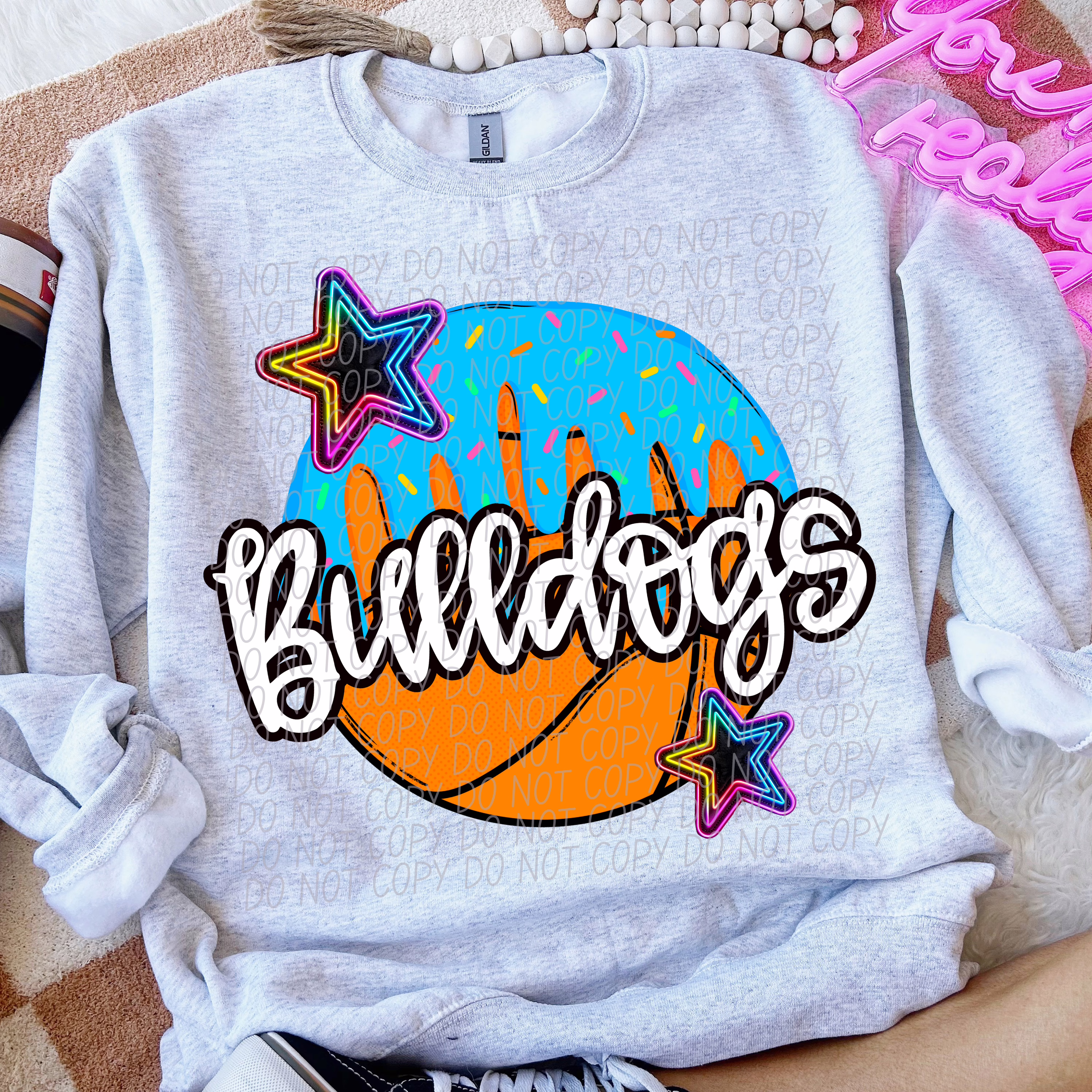 Bulldogs Basketball Drip Bulldogs Basketball Drip