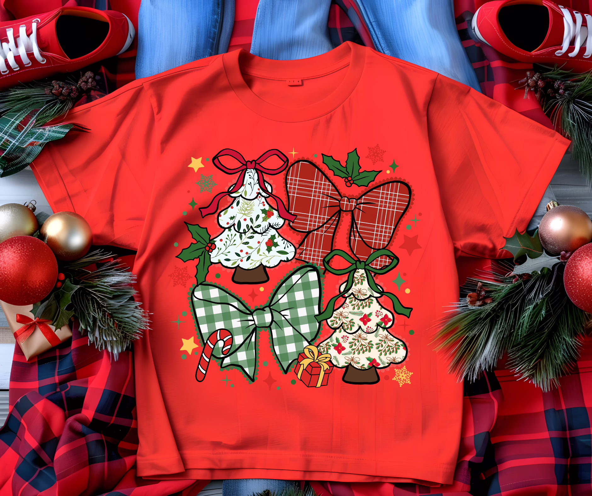 Christmas Trees and Bows Christmas Trees and Bows